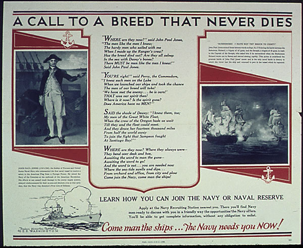 Navy_Call to a Breed that Never Dies Recruitment Poster